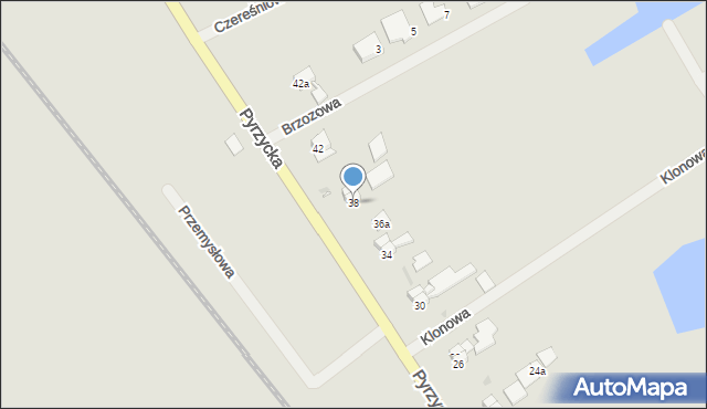 Lipiany, Pyrzycka, 38, mapa Lipiany