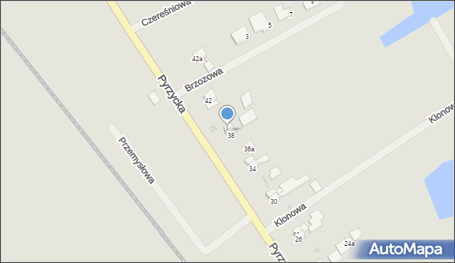 Lipiany, Pyrzycka, 40, mapa Lipiany