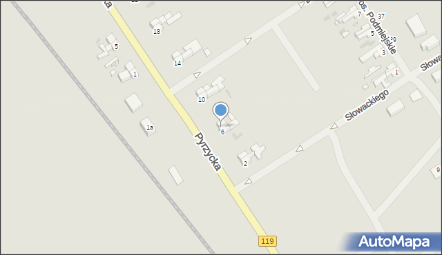 Lipiany, Pyrzycka, 8, mapa Lipiany