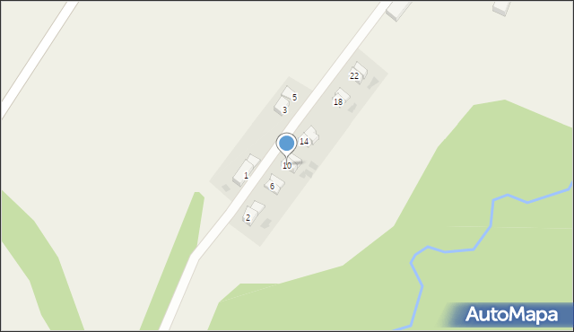 Łubie, Pyskowicka, 10, mapa Łubie