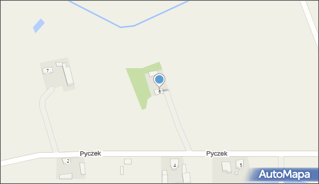 Pyczek, Pyczek, 6, mapa Pyczek