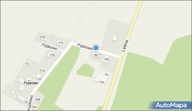Pypkowo, Pypkowo, 56c, mapa Pypkowo