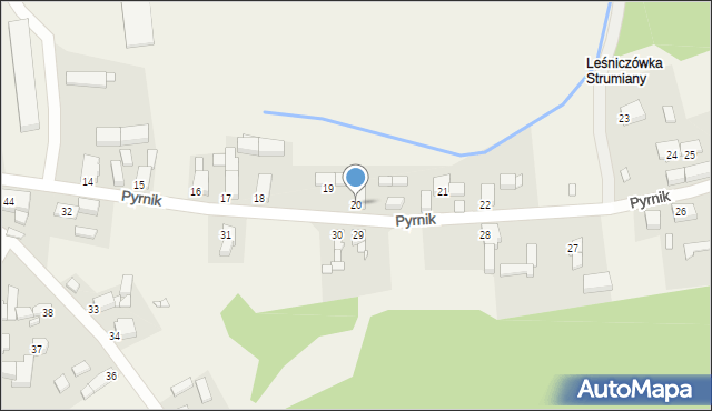 Pyrnik, Pyrnik, 20, mapa Pyrnik