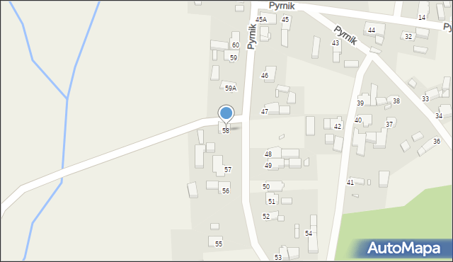 Pyrnik, Pyrnik, 58, mapa Pyrnik