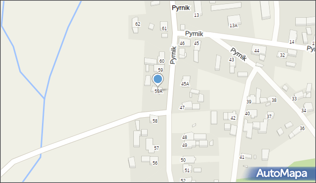 Pyrnik, Pyrnik, 59A, mapa Pyrnik