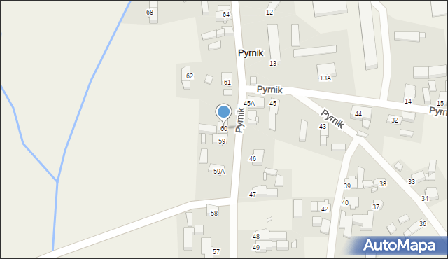 Pyrnik, Pyrnik, 60, mapa Pyrnik