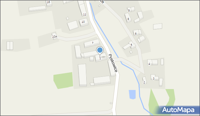 Pyskowice, Pyskowice, 1, mapa Pyskowice