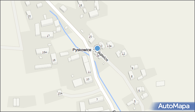 Pyskowice, Pyskowice, 14, mapa Pyskowice