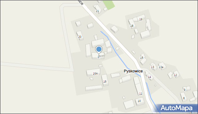 Pyskowice, Pyskowice, 17, mapa Pyskowice