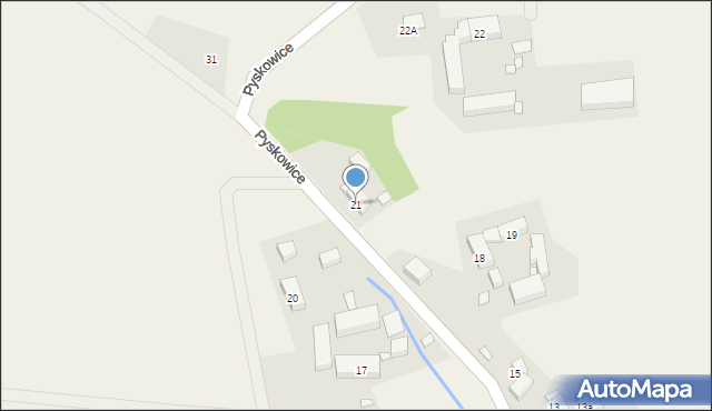 Pyskowice, Pyskowice, 21, mapa Pyskowice