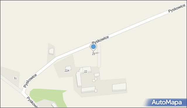 Pyskowice, Pyskowice, 23, mapa Pyskowice