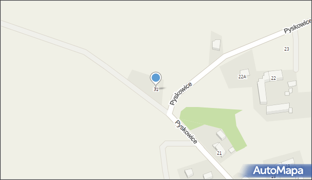 Pyskowice, Pyskowice, 31, mapa Pyskowice