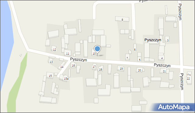 Pyszczyn, Pyszczyn, 9, mapa Pyszczyn