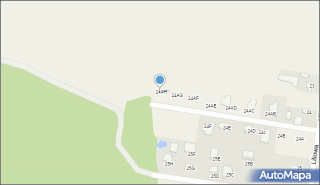 Pyszczyn, Pyszczyn, 24AH, mapa Pyszczyn