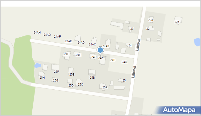 Pyszczyn, Pyszczyn, 24c, mapa Pyszczyn