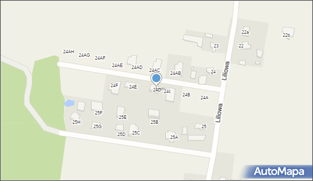 Pyszczyn, Pyszczyn, 24D, mapa Pyszczyn