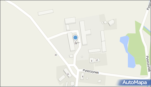 Pyszczynek, Pyszczynek, 29, mapa Pyszczynek