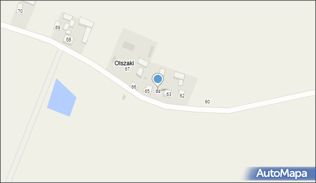 Pyszków, Pyszków, 64, mapa Pyszków