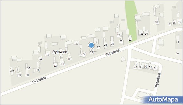 Pytowice, Pytowice, 28, mapa Pytowice