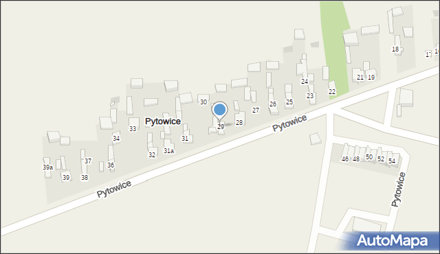 Pytowice, Pytowice, 29, mapa Pytowice