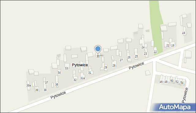 Pytowice, Pytowice, 30, mapa Pytowice