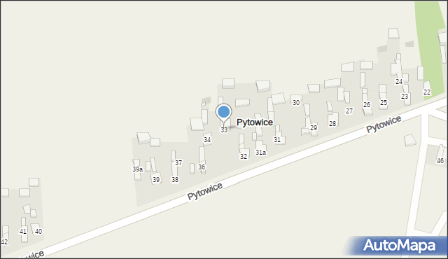 Pytowice, Pytowice, 33, mapa Pytowice