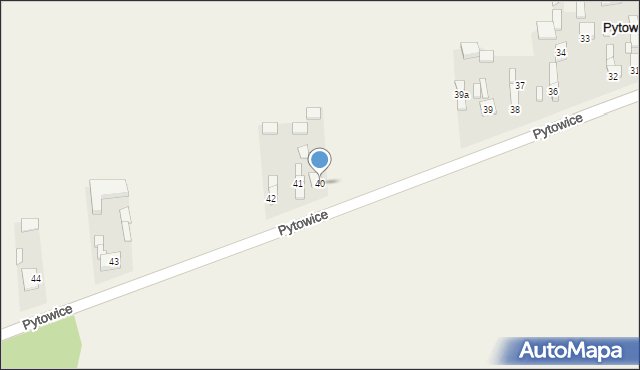 Pytowice, Pytowice, 40, mapa Pytowice