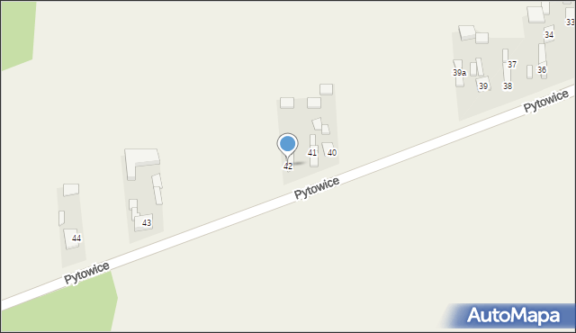 Pytowice, Pytowice, 42, mapa Pytowice