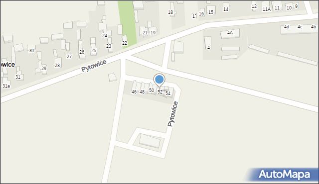 Pytowice, Pytowice, 52, mapa Pytowice