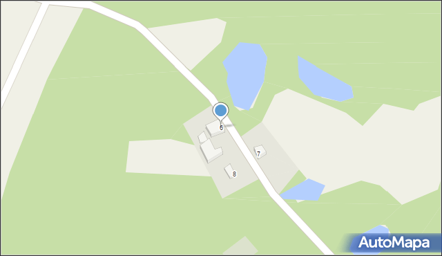 Sierzno, Pyszno, 6, mapa Sierzno