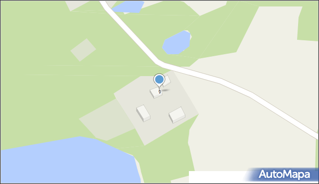 Sierzno, Pyszno, 9, mapa Sierzno