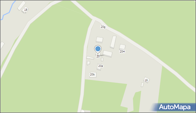 Szczecin, Pyrzycka, 20, mapa Szczecina