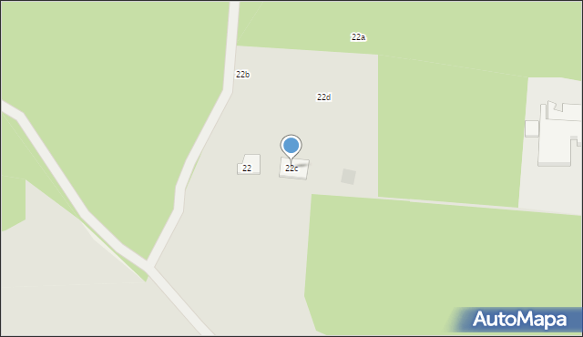 Szczecin, Pyrzycka, 22c, mapa Szczecina