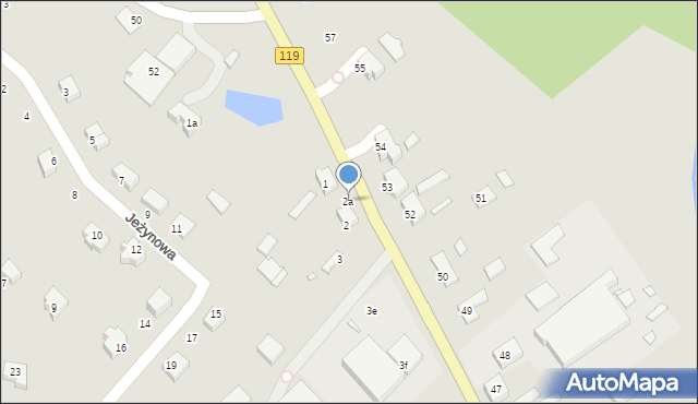Szczecin, Pyrzycka, 2a, mapa Szczecina