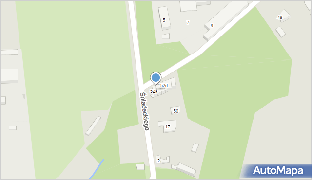Tarnowskie Góry, Pyskowicka, 52b, mapa Tarnowskie Góry