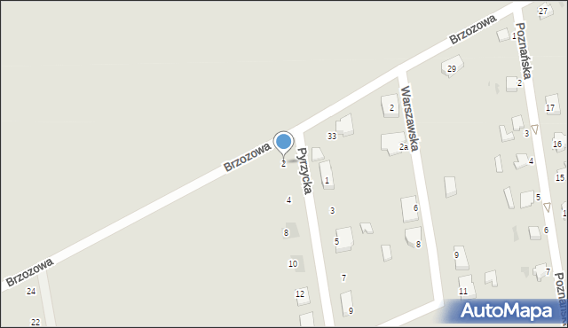 Złocieniec, Pyrzycka, 2, mapa Złocieniec