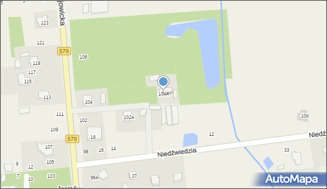 Adamowizna, Radziejowicka, 104A, mapa Adamowizna