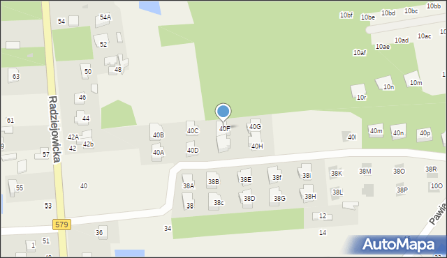 Adamowizna, Radziejowicka, 40F, mapa Adamowizna