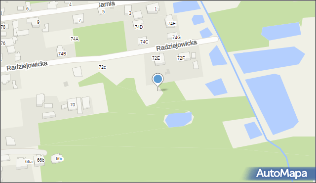 Adamowizna, Radziejowicka, 72h, mapa Adamowizna