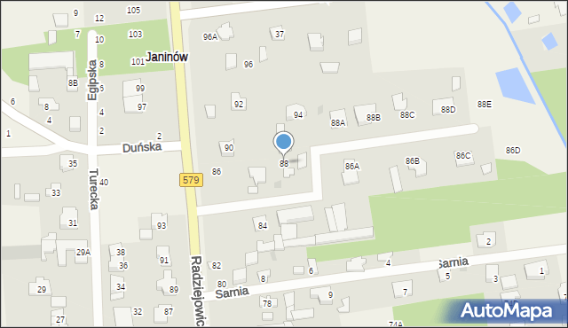 Adamowizna, Radziejowicka, 88, mapa Adamowizna