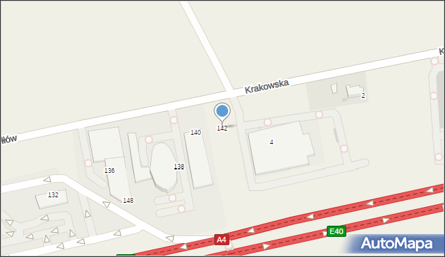 Aleksandrowice, Radziwiłłów, 142, mapa Aleksandrowice