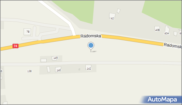 Annopol, Radomska, 43, mapa Annopol
