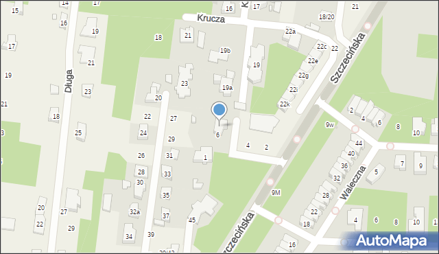 Antoniew, Radosna, 6/8, mapa Antoniew