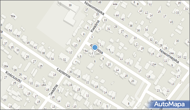 Augustów, Raginisa Władysława, mjr., 4, mapa Augustów