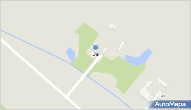 Augustów, Rajgrodzka, 133B, mapa Augustów