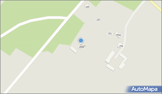 Augustów, Rajgrodzka, 265a, mapa Augustów