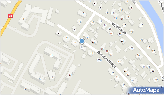 Augustów, Ramotowskiego-Wawra Konstantego, 14, mapa Augustów