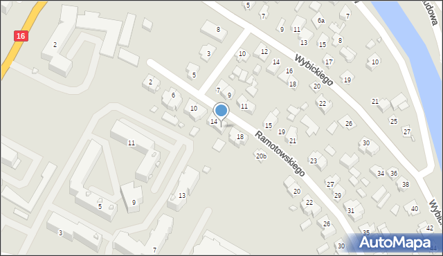 Augustów, Ramotowskiego-Wawra Konstantego, 16, mapa Augustów