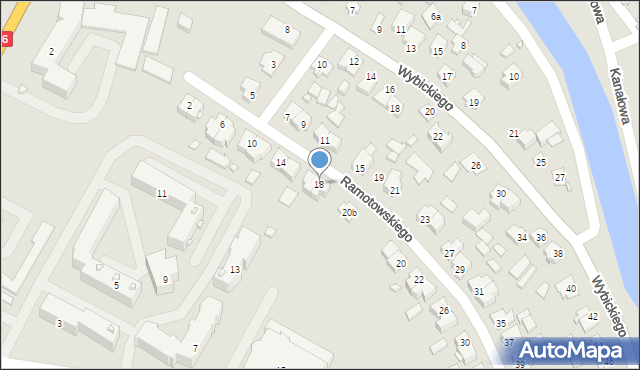 Augustów, Ramotowskiego-Wawra Konstantego, 18, mapa Augustów