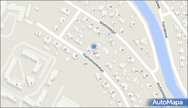 Augustów, Ramotowskiego-Wawra Konstantego, 19, mapa Augustów